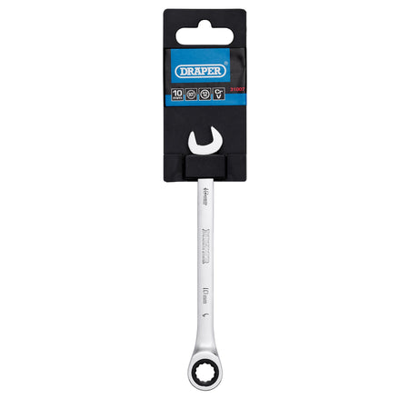 DRAPER Hi-Torq ; 10mm Metric Ratcheting Combination Spanner: Model No.8230MM