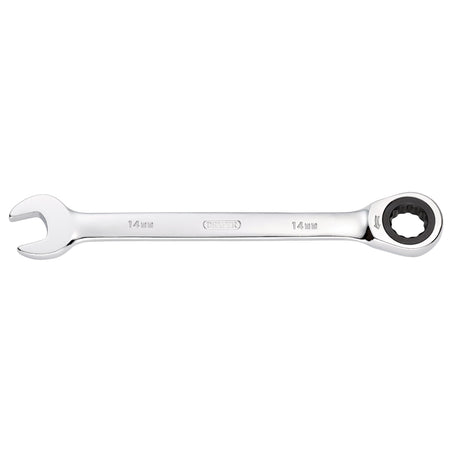 DRAPER Hi-Torq ; 14mm Metric Ratcheting Combination Spanner: Model No.8230MM