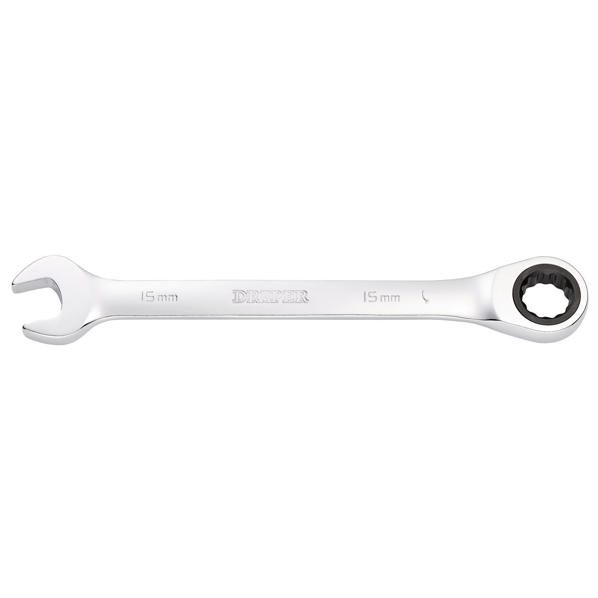 DRAPER Hi-Torq ; 15mm Metric Ratcheting Combination Spanner: Model No.8230MM