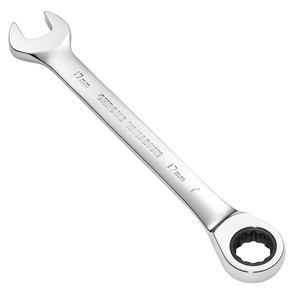 DRAPER Hi-Torq ; 17mm Metric Ratcheting Combination Spanner: Model No.8230MM
