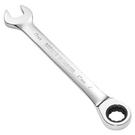 DRAPER Hi-Torq ; 17mm Metric Ratcheting Combination Spanner: Model No.8230MM