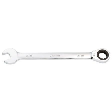 DRAPER Hi-Torq ; 20mm Metric Ratcheting Combination Spanner: Model No.8230MM