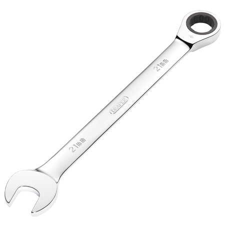 DRAPER Hi-Torq ; 21mm Metric Ratcheting Combination Spanner: Model No.8230MM