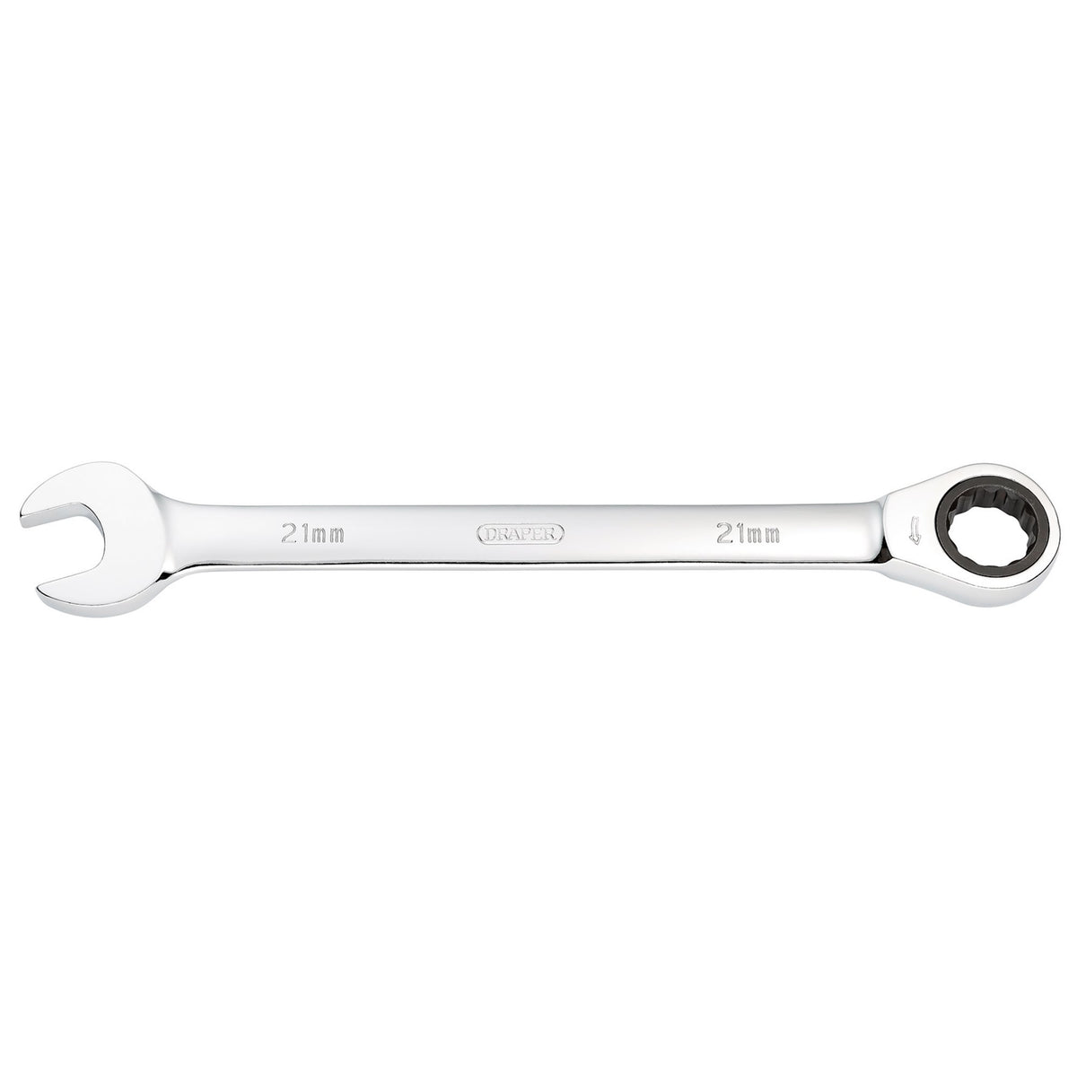 DRAPER Hi-Torq ; 21mm Metric Ratcheting Combination Spanner: Model No.8230MM