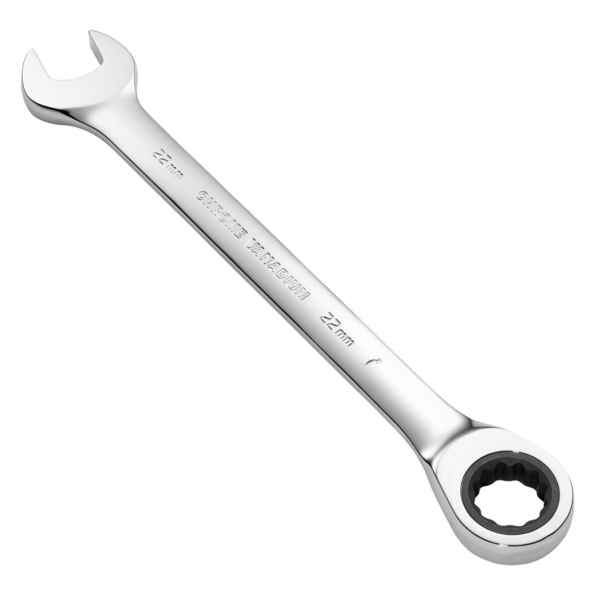 DRAPER Hi-Torq ; 22mm Metric Ratcheting Combination Spanner: Model No.8230MM