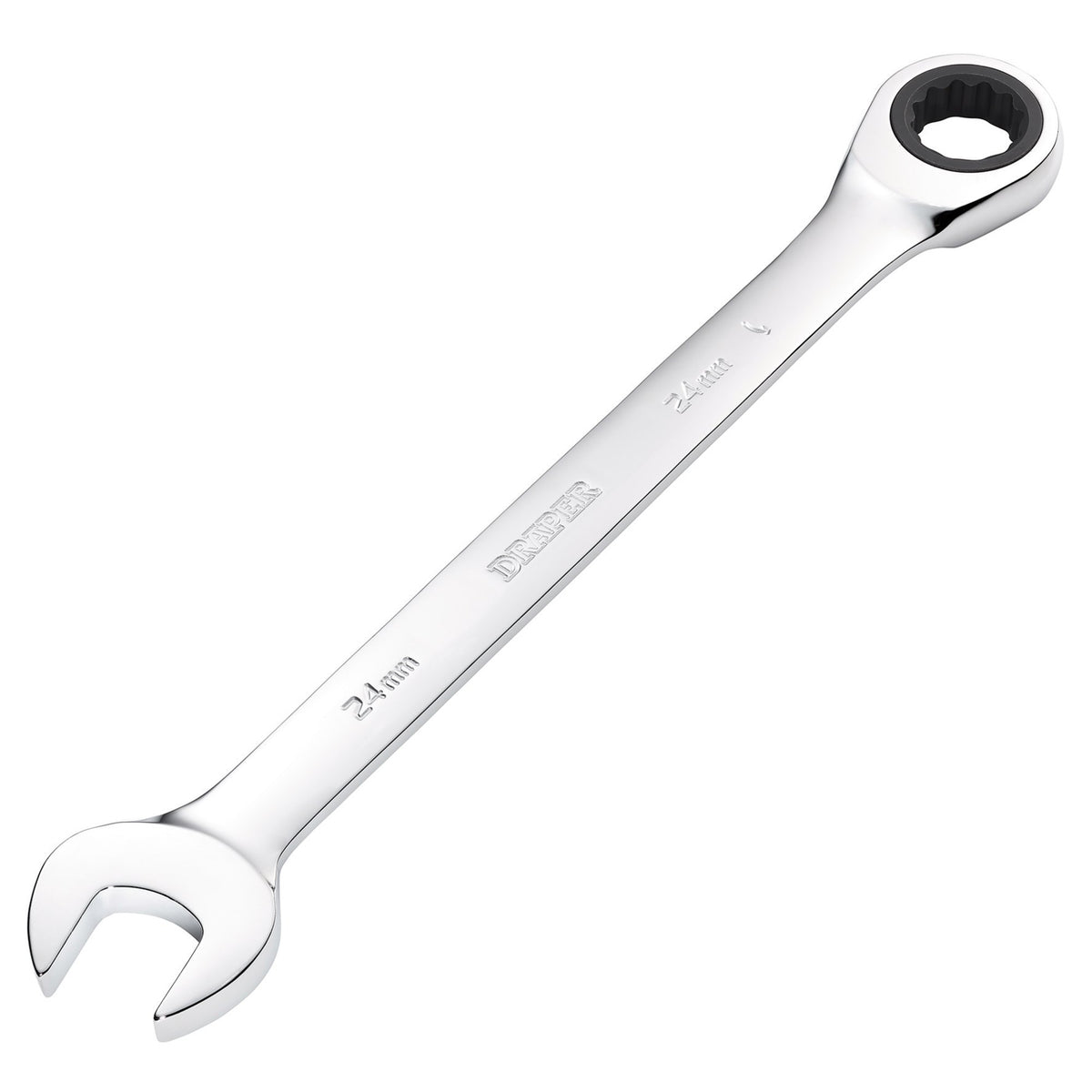 DRAPER Hi-Torq ; 24mm Metric Ratcheting Combination Spanner: Model No.8230MM