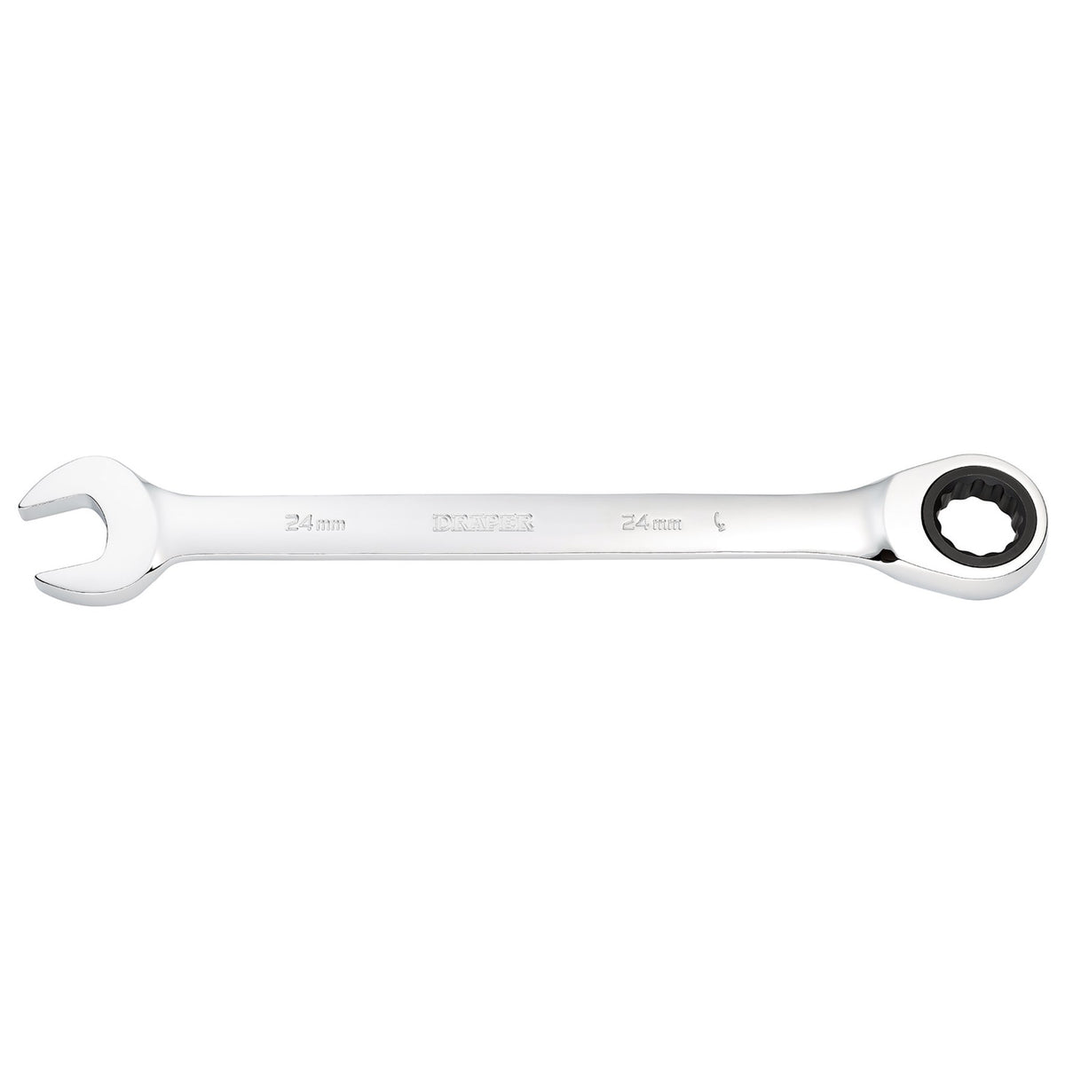 DRAPER Hi-Torq ; 24mm Metric Ratcheting Combination Spanner: Model No.8230MM
