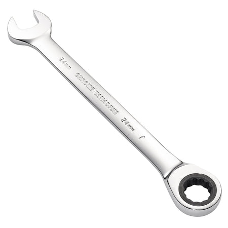DRAPER Hi-Torq ; 24mm Metric Ratcheting Combination Spanner: Model No.8230MM