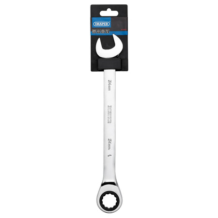 DRAPER Hi-Torq ; 24mm Metric Ratcheting Combination Spanner: Model No.8230MM