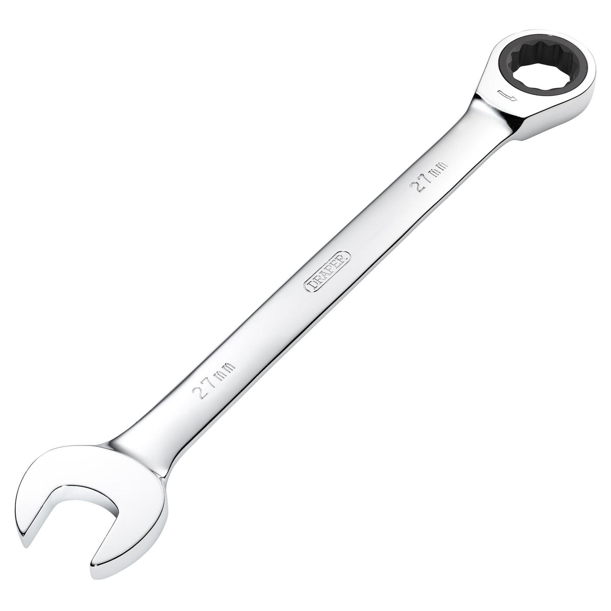 DRAPER Hi-Torq ; 27mm Metric Ratcheting Combination Spanner: Model No.8230MM