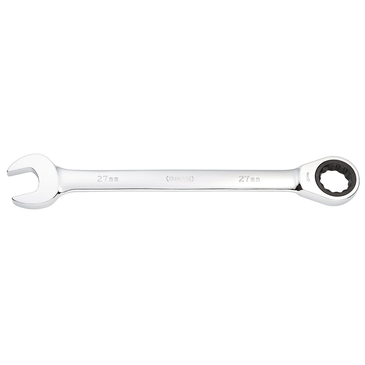 DRAPER Hi-Torq ; 27mm Metric Ratcheting Combination Spanner: Model No.8230MM