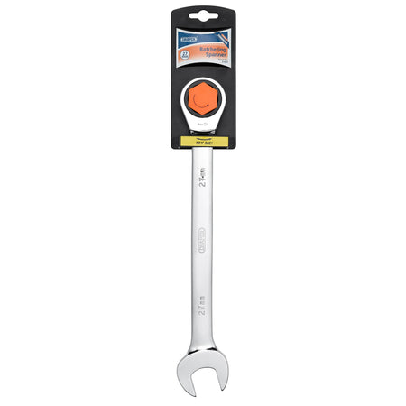 DRAPER Hi-Torq ; 27mm Metric Ratcheting Combination Spanner: Model No.8230MM