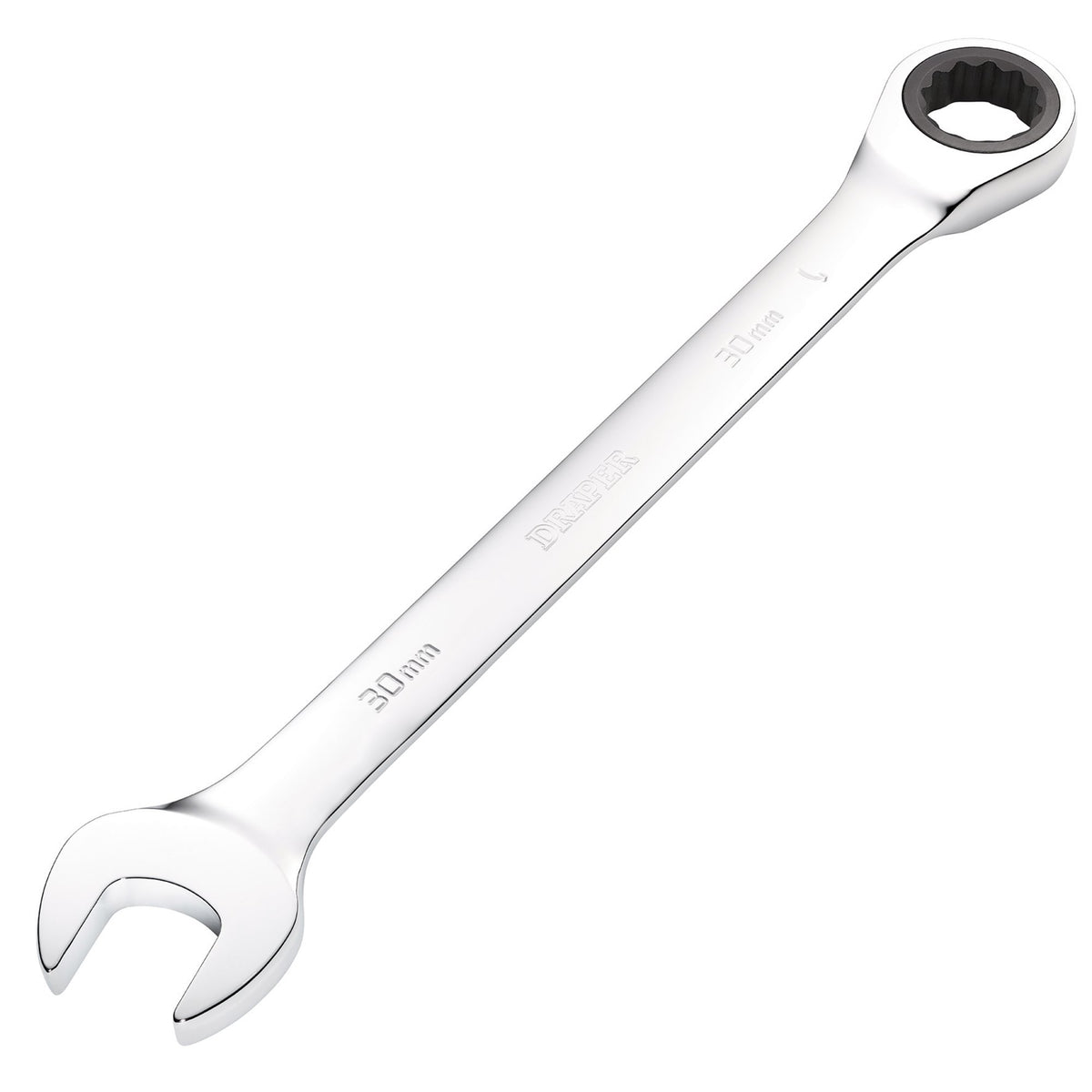 DRAPER Hi-Torq ; 30mm Metric Ratcheting Combination Spanner: Model No.8230MM