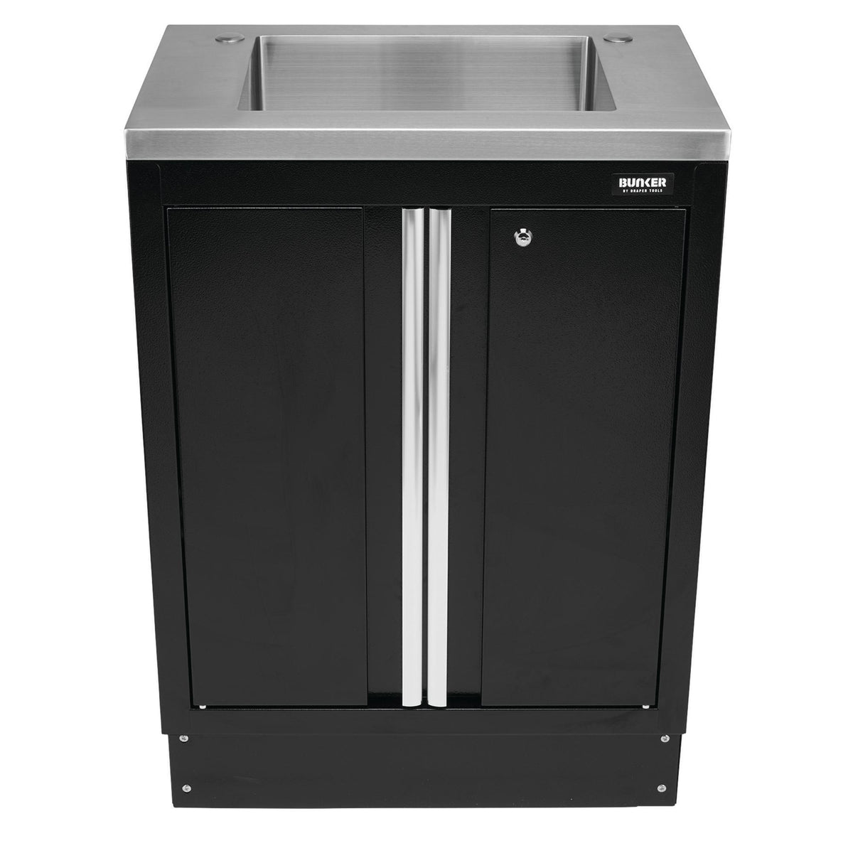 DRAPER BUNKER Modular Floor Cabinet with Sink, 2 Door, 680mm Model No. MS400-2BC/S