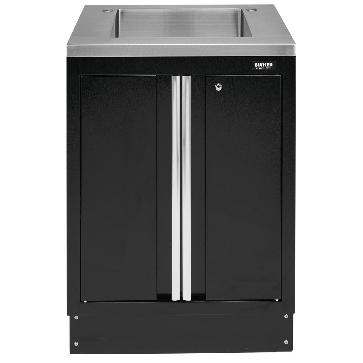 DRAPER BUNKER Modular Floor Cabinet with Sink, 2 Door, 680mm Model No. MS400-2BC/S