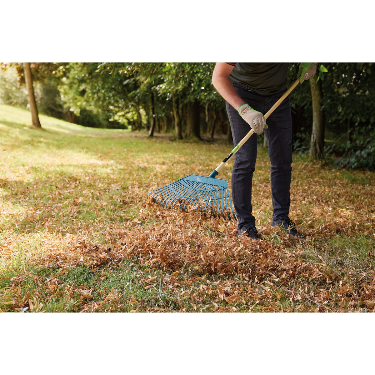 DRAPER 550mm Head Plastic Leaf Rake: Model No.3083P