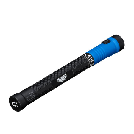 Draper Expert SMD LED USB Rechargeable Telescopic Torch with Magnetic Pickup, 1W, 100 Lumens, USB-C Cable Supplied : Model No. RFLMP100