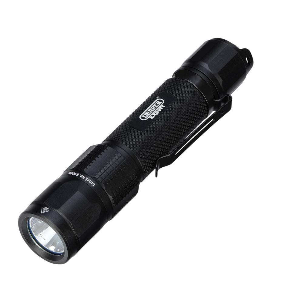Draper Expert SMD LED USB Rechargeable High Performance Torch, 12W, 1200 Lumens, USB-C Cable Supplied : Model No. HPFL1200