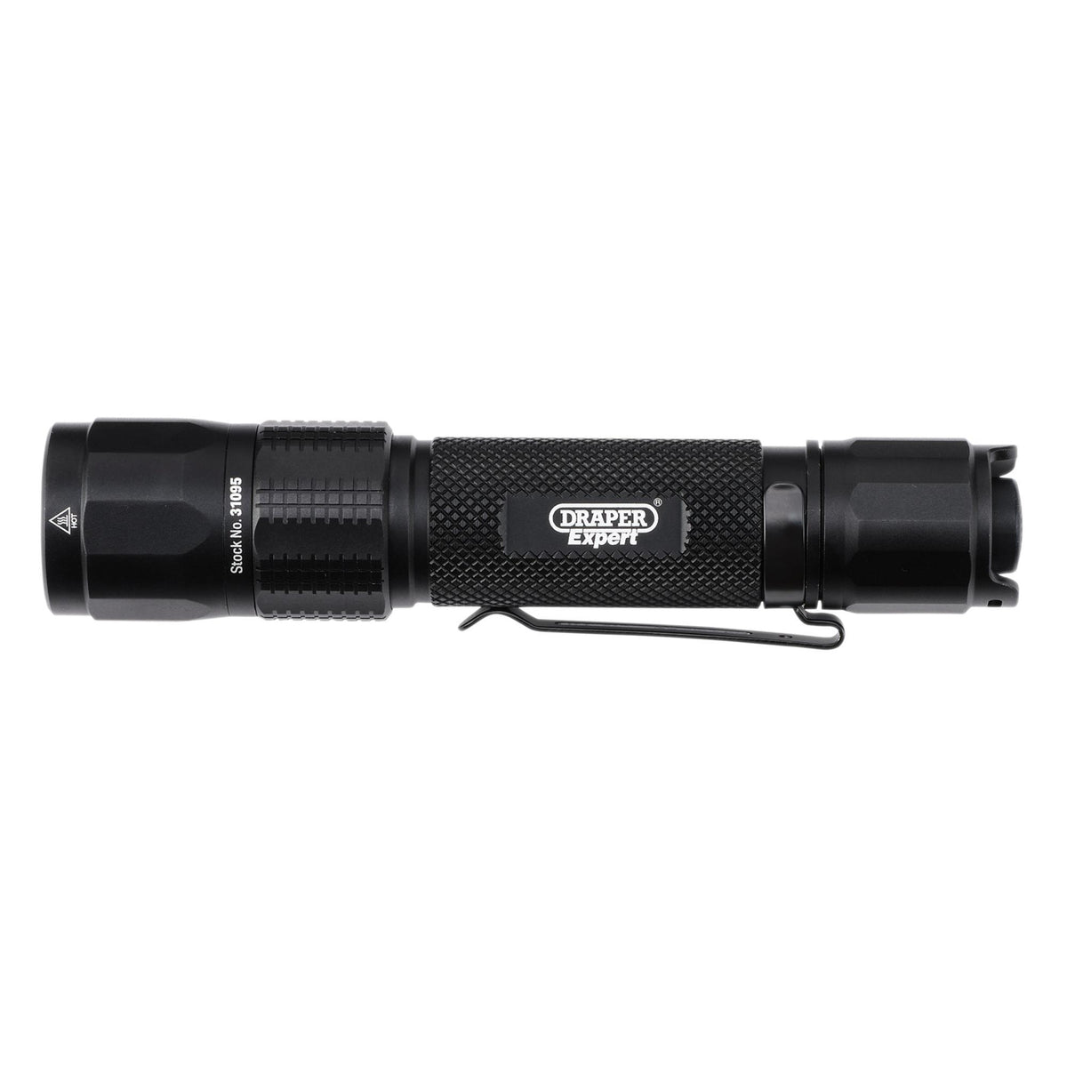 Draper Expert SMD LED USB Rechargeable High Performance Torch, 12W, 1200 Lumens, USB-C Cable Supplied : Model No. HPFL1200