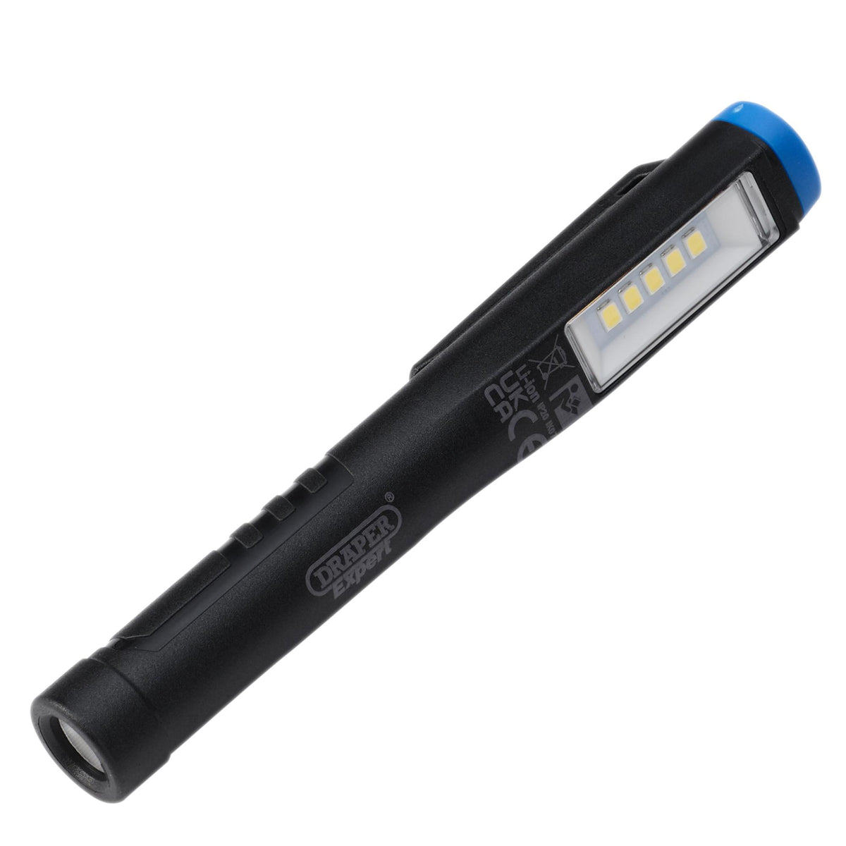 Draper Expert SMD LED USB Rechargeable Pen Light, 1W, 150 Lumens, USB-C Cable Supplied : Model No. MPL150