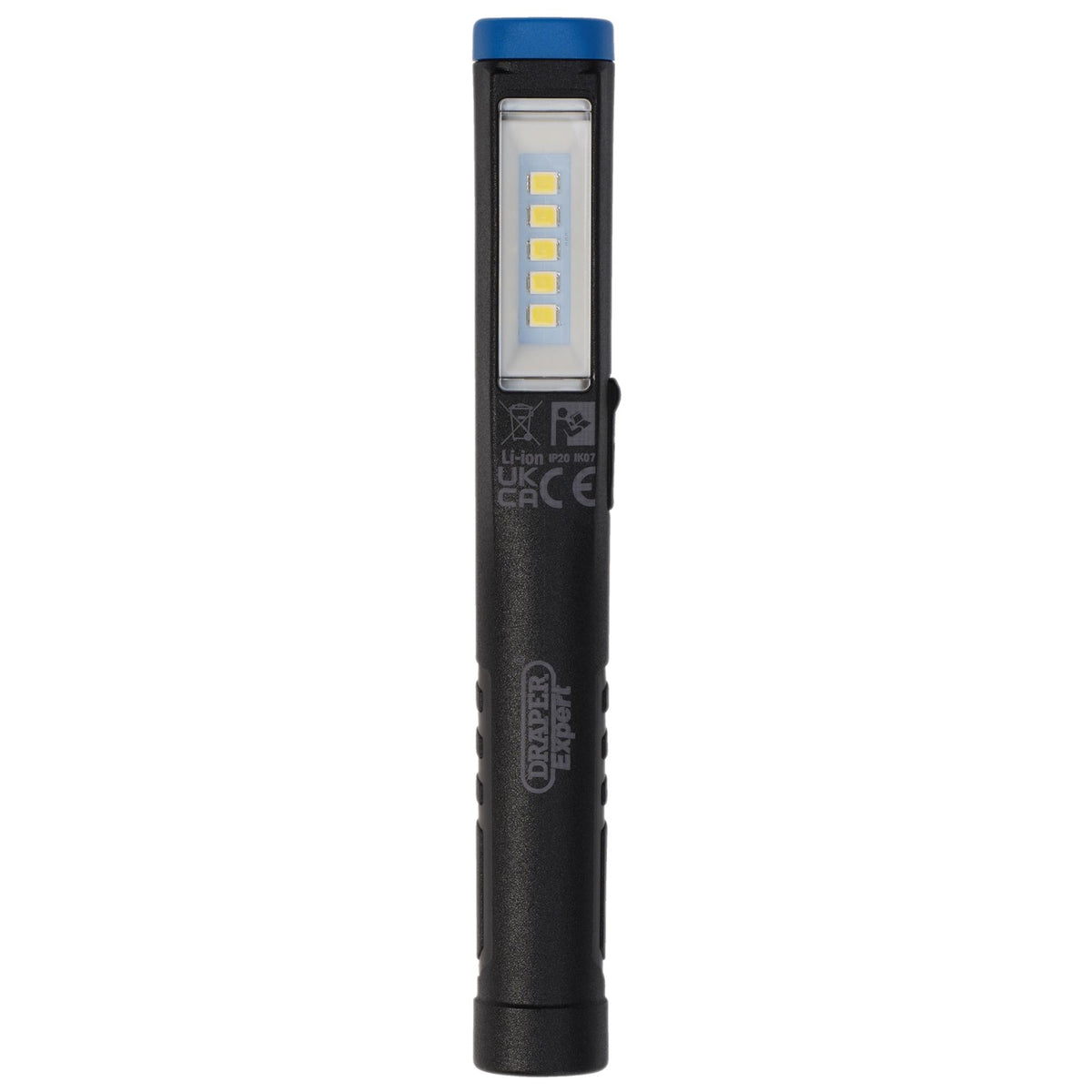 Draper Expert SMD LED USB Rechargeable Pen Light, 1W, 150 Lumens, USB-C Cable Supplied : Model No. MPL150