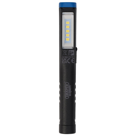 Draper Expert SMD LED USB Rechargeable Pen Light, 1W, 150 Lumens, USB-C Cable Supplied : Model No. MPL150