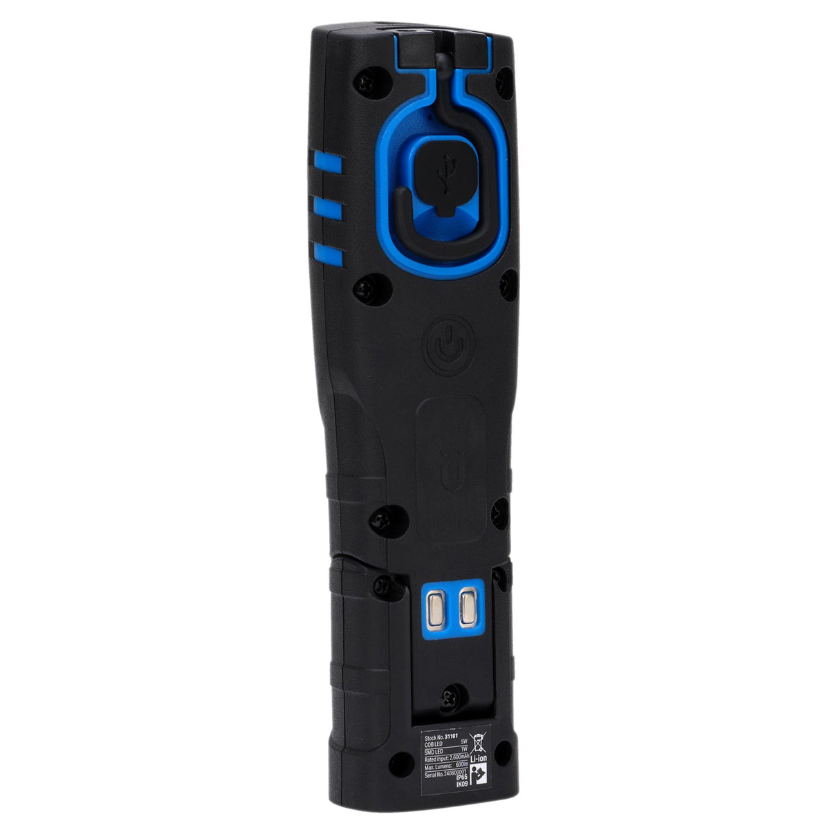 Draper Expert SMD LED USB Rechargeable Inspection Light with Charging Station, 5W, 600 Lumens, USB-C Cable Supplied : Model No. IL600