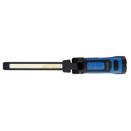Draper Expert SMD/COB LED USB Rechargeable Flex Slim Worklight with Charging Station, 5W, 1000 Lumens, USB-C Cable Supplied : Model No. SL1000