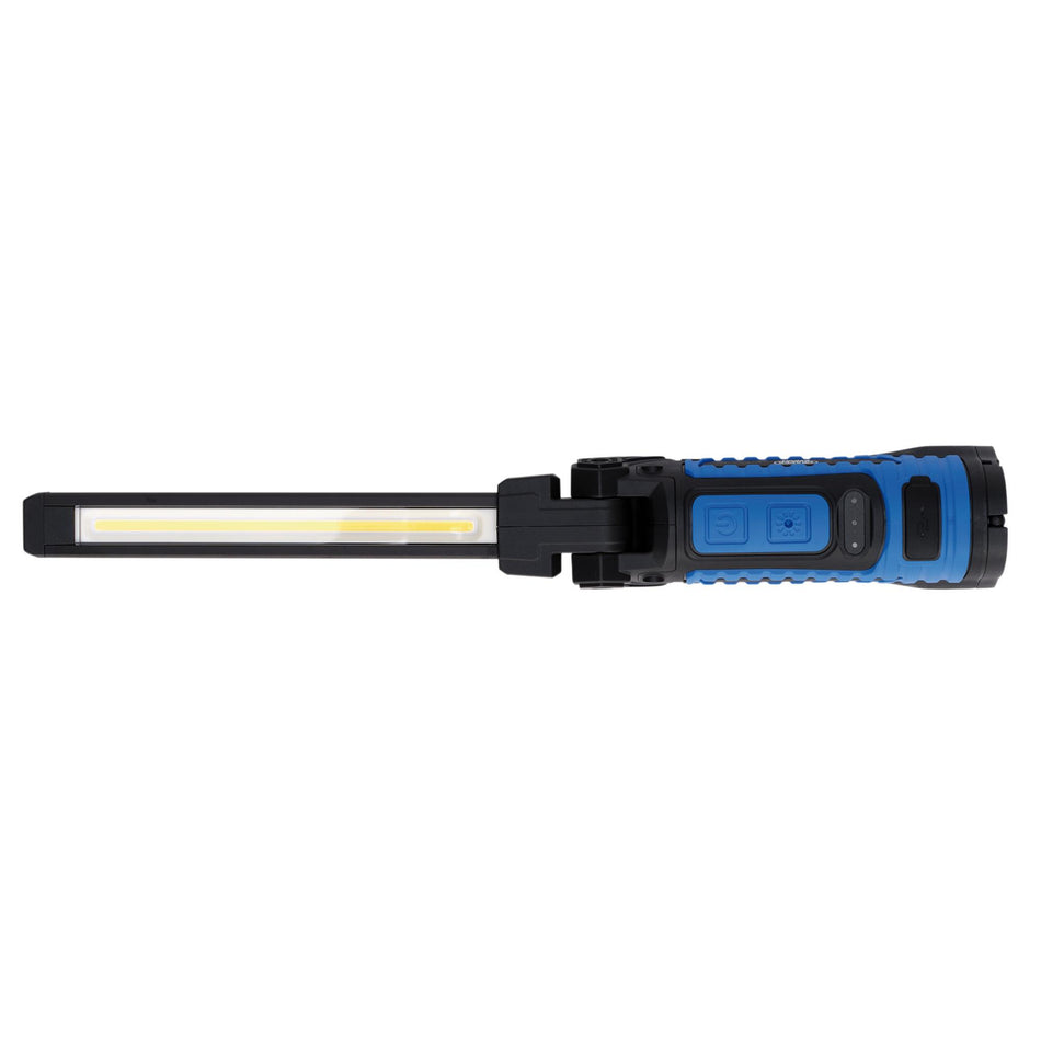 Draper Expert SMD/COB LED USB Rechargeable Flex Slim Worklight with Charging Station, 5W, 1000 Lumens, USB-C Cable Supplied : Model No. SL1000