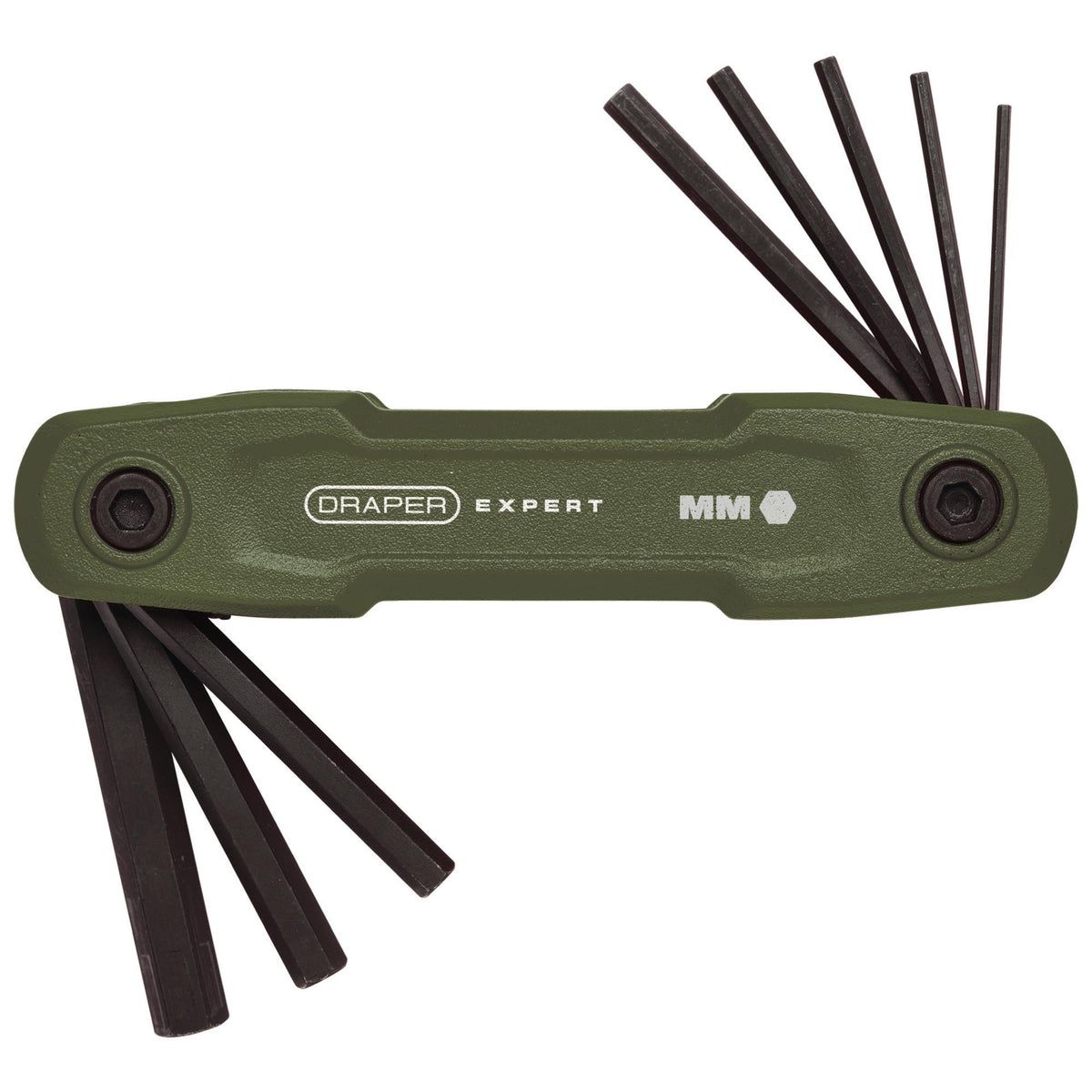 Draper Expert Metric Folding Hex Key Set (8 Piece)