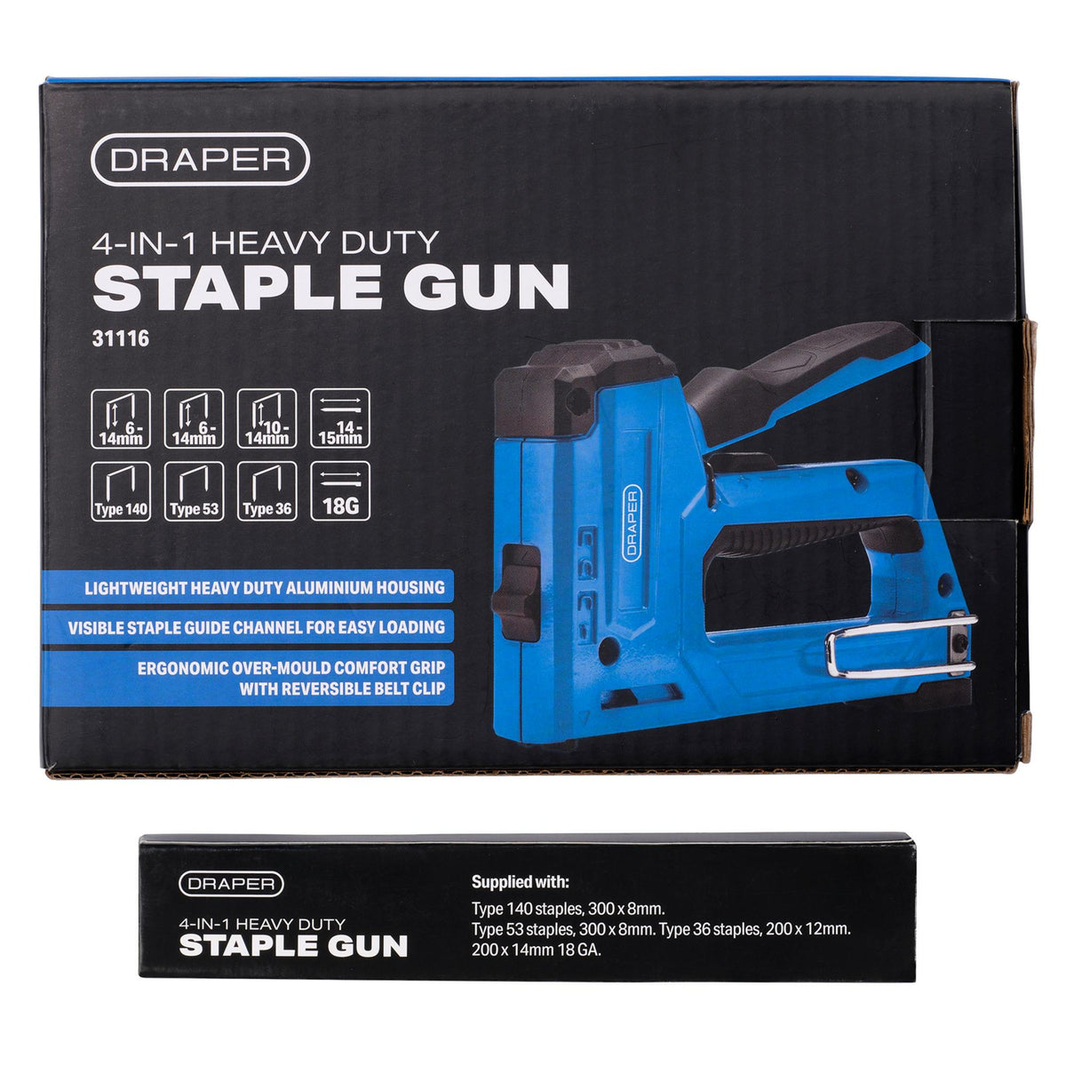4-in-1 Heavy Duty Staple Gun