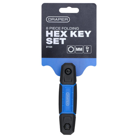 Folding Hex Key Set (8 Piece)