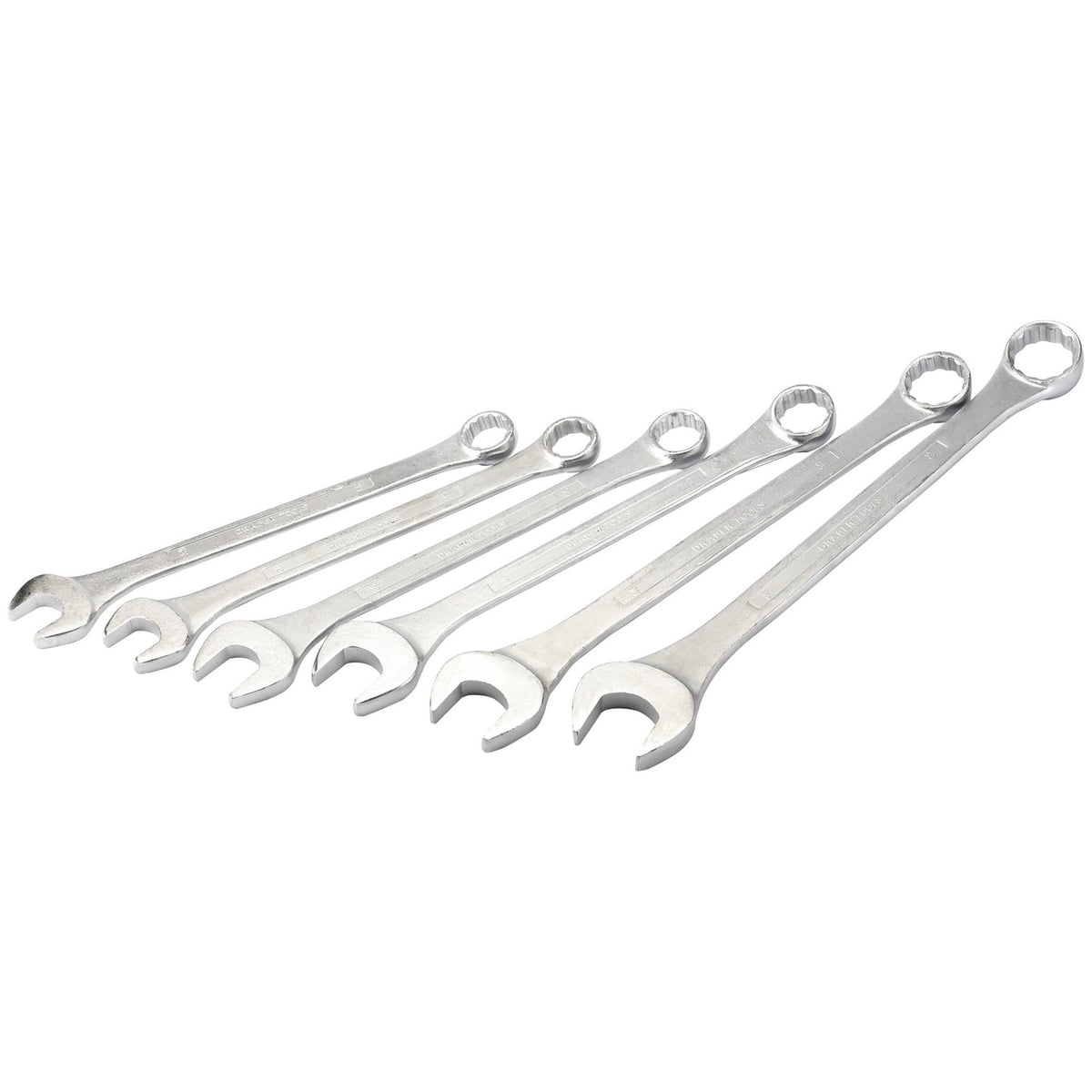 DRAPER 6 Piece Heavy Duty Long Pattern Metric Combination Spanner Set: Model No.8220/6/MMXL