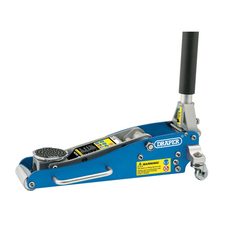 DRAPER 1.25 tonne Aluminium Trolley Jack: Model No.TJA125