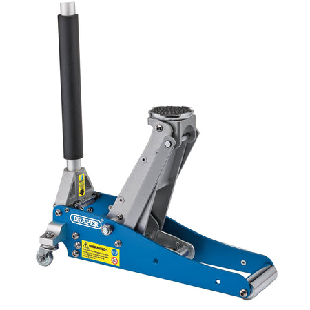 DRAPER 1.25 tonne Aluminium Trolley Jack: Model No.TJA125