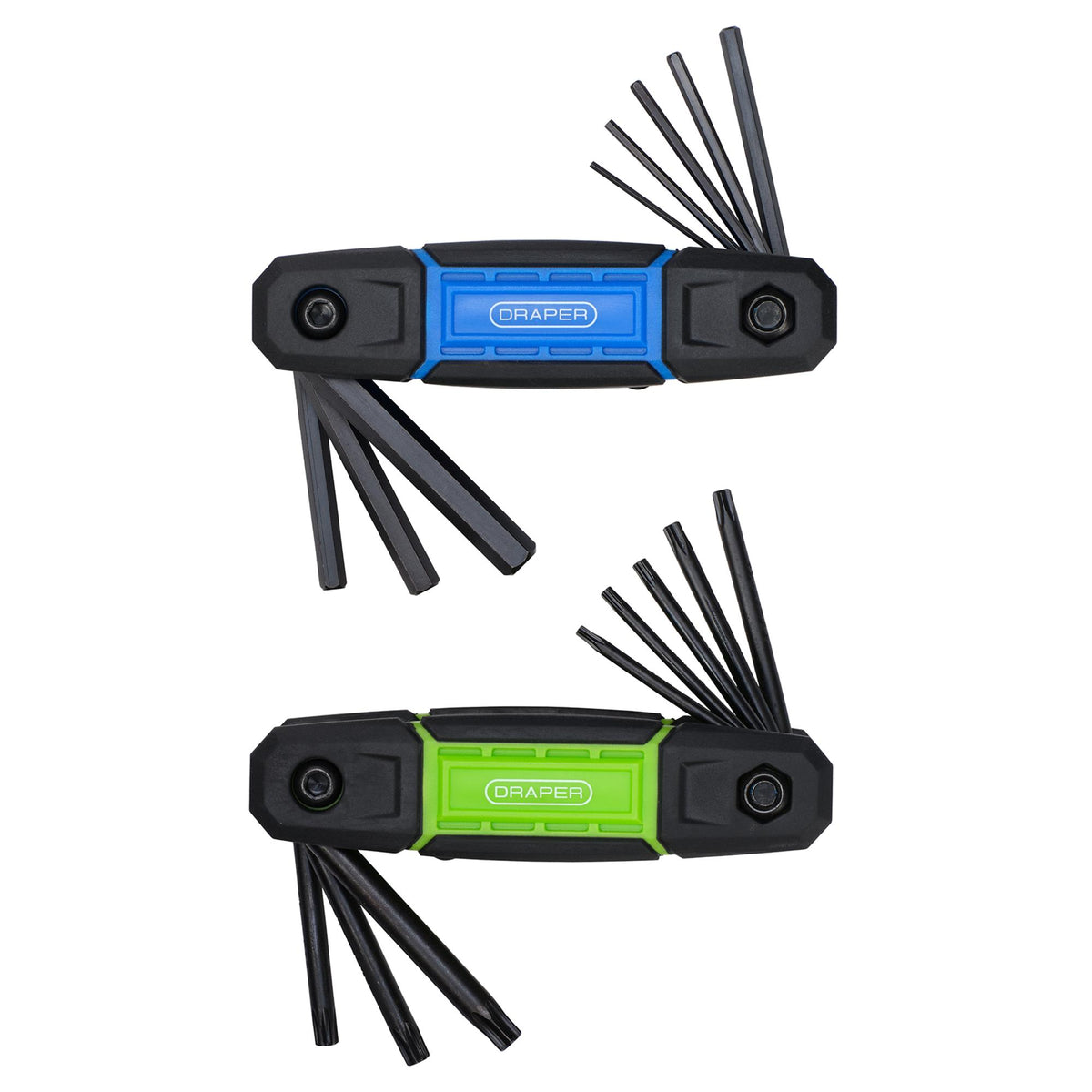TX-STAR® and Metric Folding Hex Key Set (2 x 8 Piece)