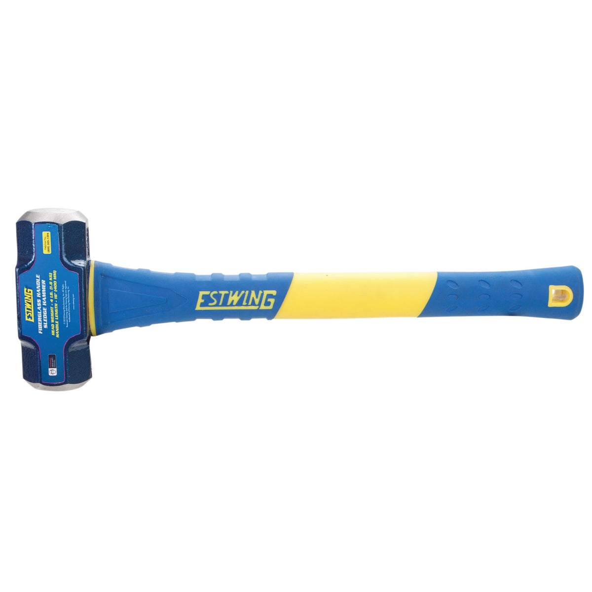 Estwing ESH-416F Fibreglass Shaft Sledge Hammer, 1.8kg/4lb : Model No. ESH-416F