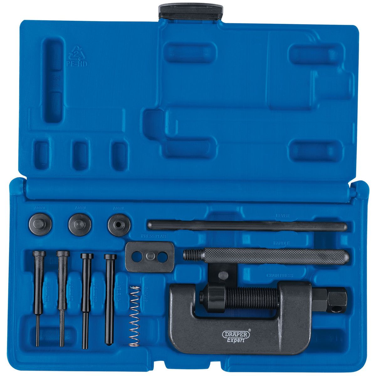 DRAPER Expert Motorcycle Chain Splitter and Riveter Kit: Model No.CBRK3