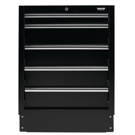 DRAPER BUNKER Modular Floor Cabinet, 5 Drawer, 680mm Model No. MS400-5BU