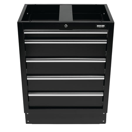 DRAPER BUNKER Modular Floor Cabinet, 5 Drawer, 680mm Model No. MS400-5BU