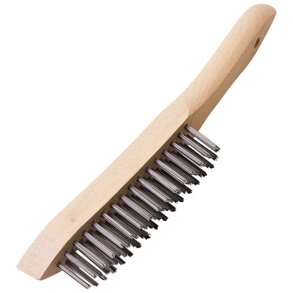 DRAPER Expert 310mm Heavy Duty 4 Row Wire Scratch Brush: Model No.WB-HD/I