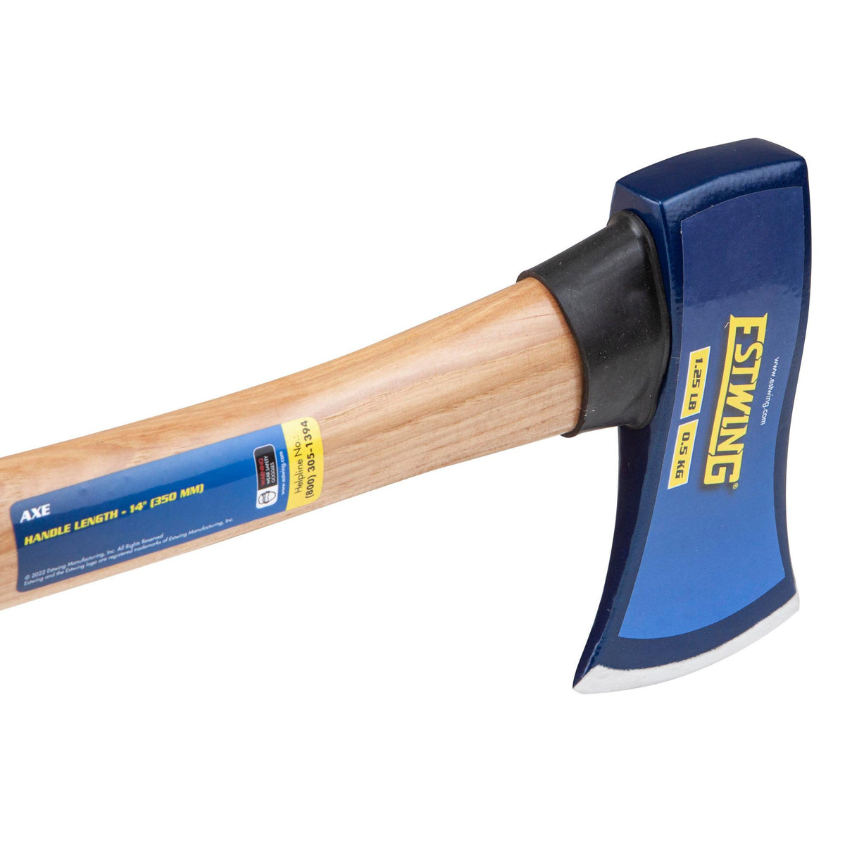 Estwing EAX-114W Axe with Hickory Shaft, 0.5kg/1.25lb : Model No. EAX-114W