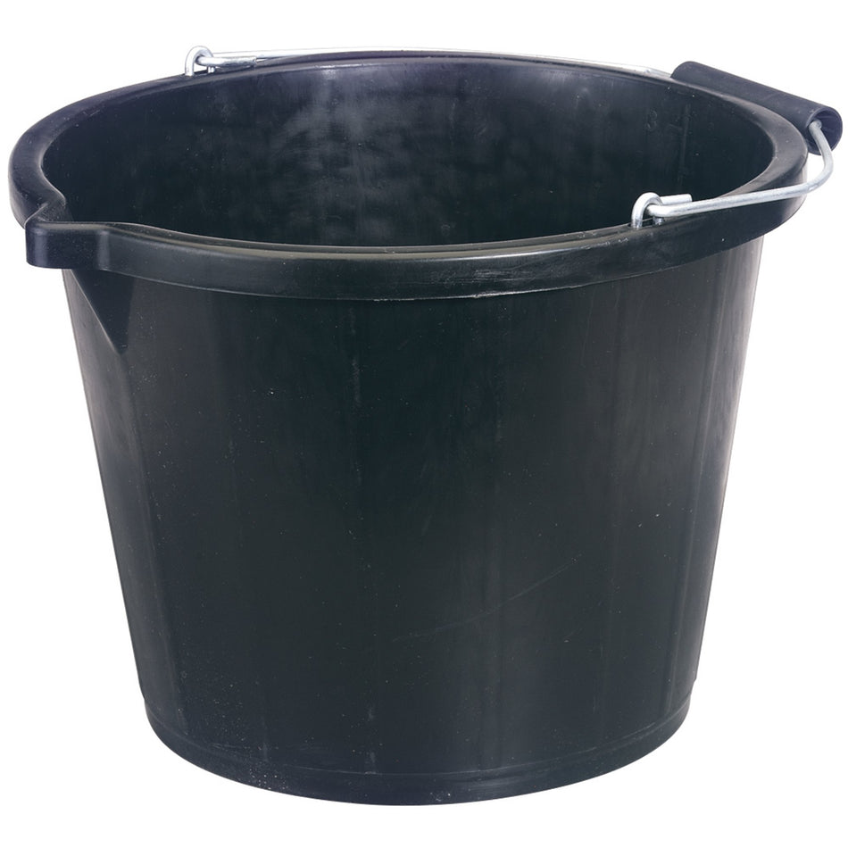 DRAPER 14.8L Bucket - Black: Model No.BKT