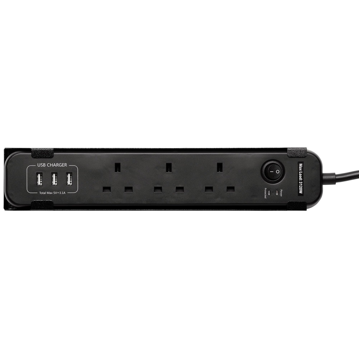 BUNKER UK Power Strip with Magnetic Holder