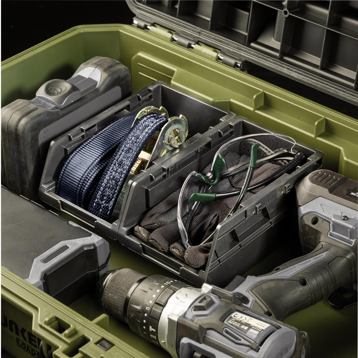 BUNKER Load-Up Stack Storage Bin Set (6 Piece)