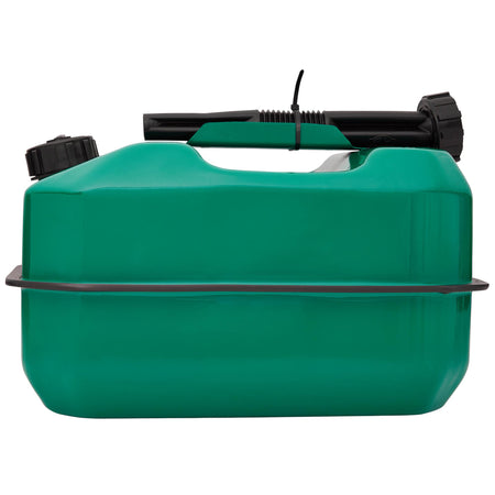Flat Steel Fuel Can, 10L, Green