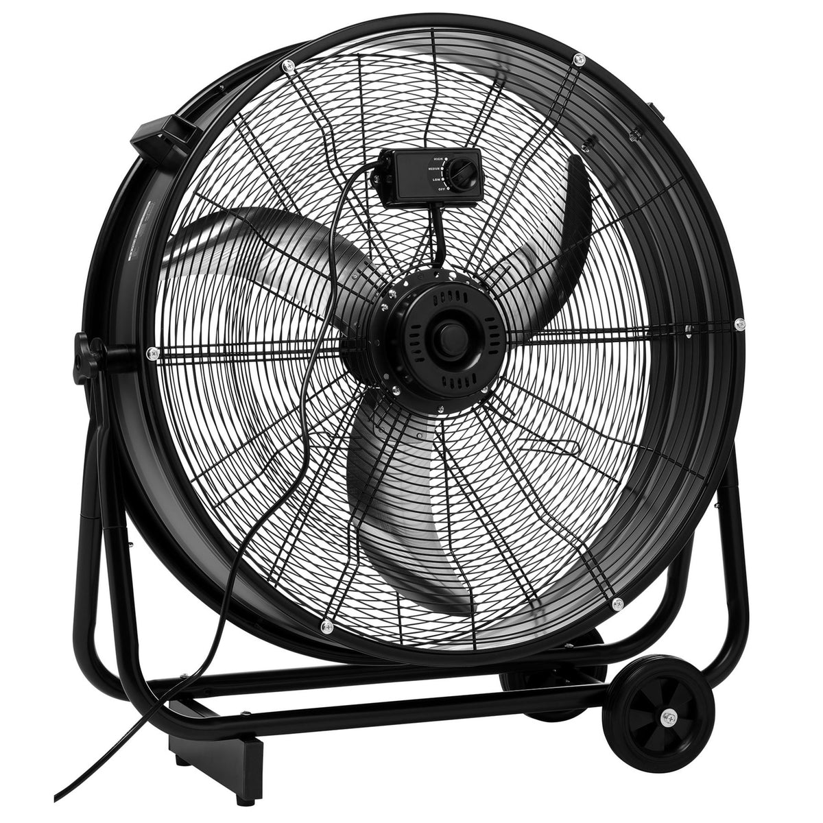 230V Industrial Drum Fan, 24"/590mm, 120W