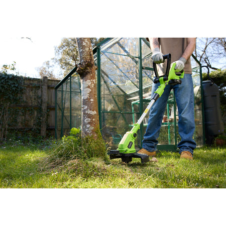 18V 2-in-1 Grass Trimmer, 1 x 2.0Ah Battery, 1 x Charger