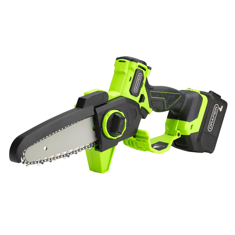 18V Brushless Mini Pruner Saw, 1 x 4.0Ah Battery, 1 x Charger