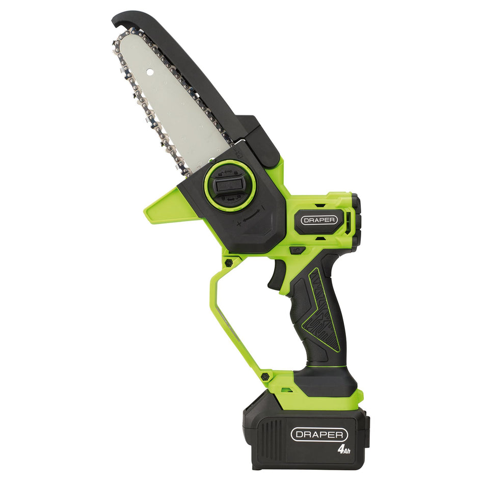 18V Brushless Mini Pruner Saw, 1 x 4.0Ah Battery, 1 x Charger